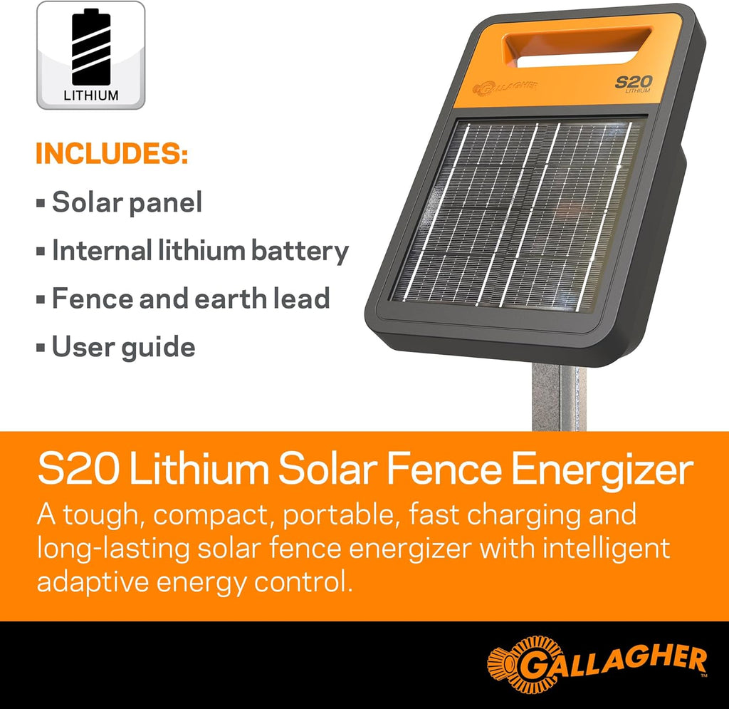 Solar Electric Fence Charger 0.2 Joule Q461