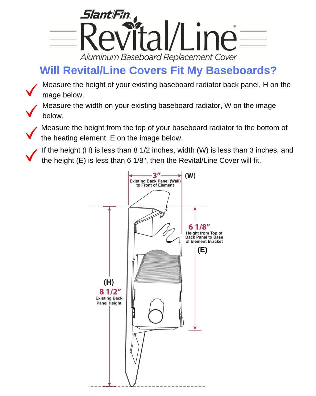 Brite White Hydronic Baseboard Cover U228433