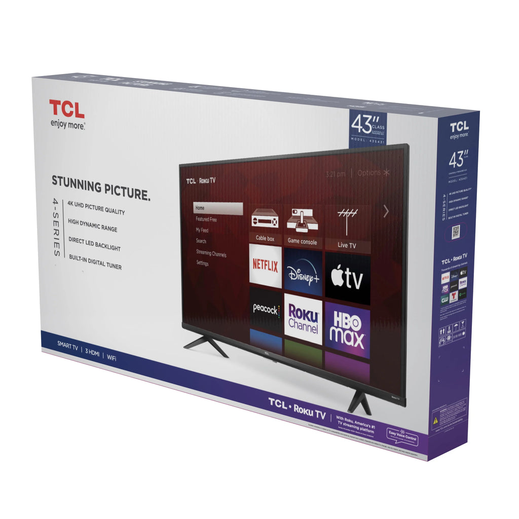 43 Class 4K UHD HDR Smart TV I435380