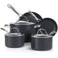 8-Piece Nonstick Hard Anodized Cookware Set D5619