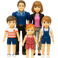 5 Poseable Action Figures for Dollhouse S475318