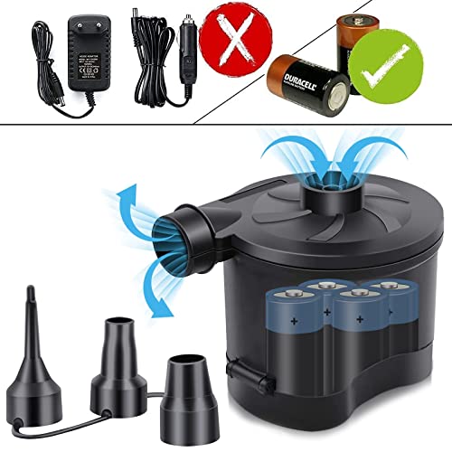 Battery Powered Electric Air Pump with 3 Nozzles O56871