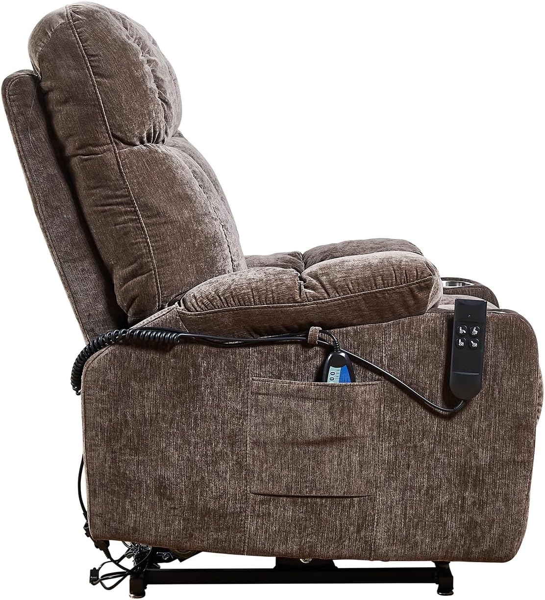 Brown Dual Motor Power Lift Recliner Chair D21861