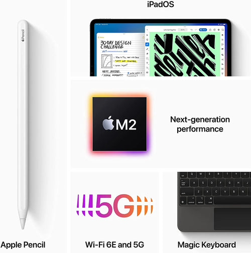 12.9-in iPad Pro Wi-Fi + Cellular 1TB Silver O577509