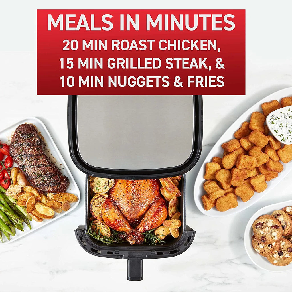 4.4 Qrt Black Air Fryer & Grill Combo L90795