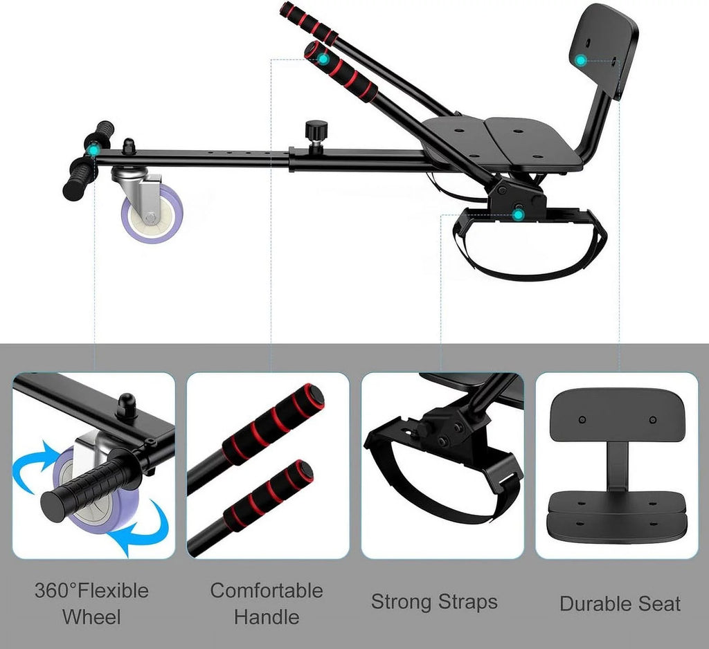 6.5 inch Self Balancing Electric Scooter with Bluetooth Speaker & LED Lights L40352