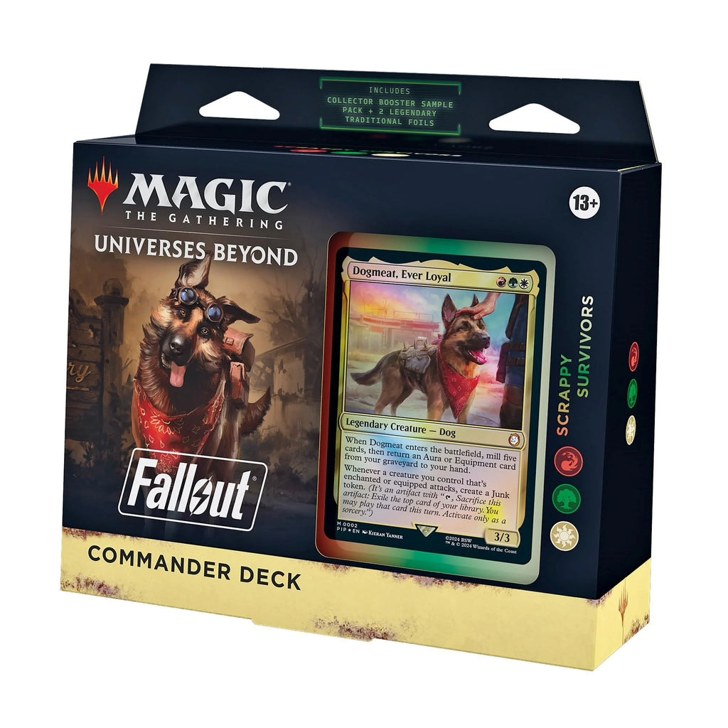 Fallout Commander Deck Scrappy Survivors Trading Card Game B74141