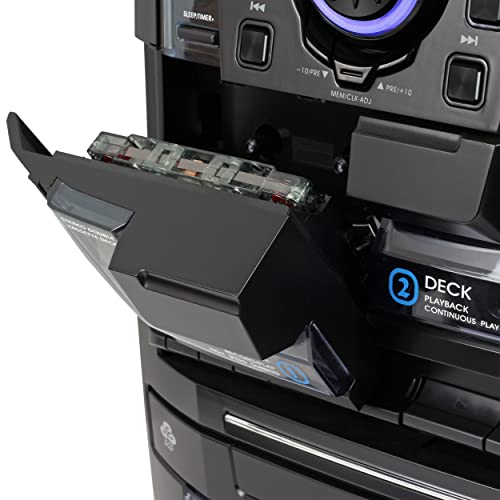 3 Speed Stereo Turntable with Dual Cassette Deck Q433