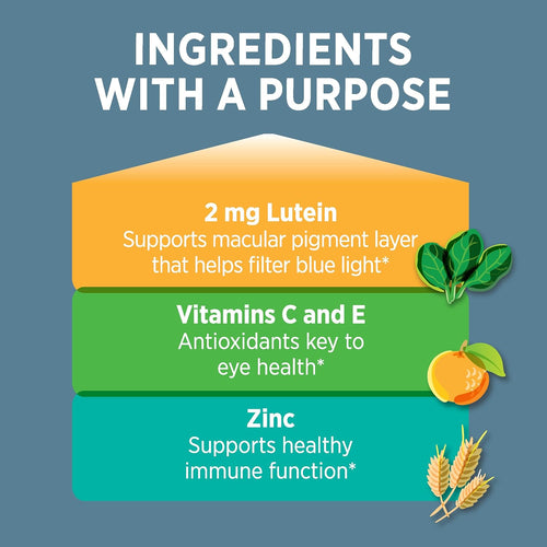 120 Count Eye Vitamin and Mineral Supplement with Lutein G357