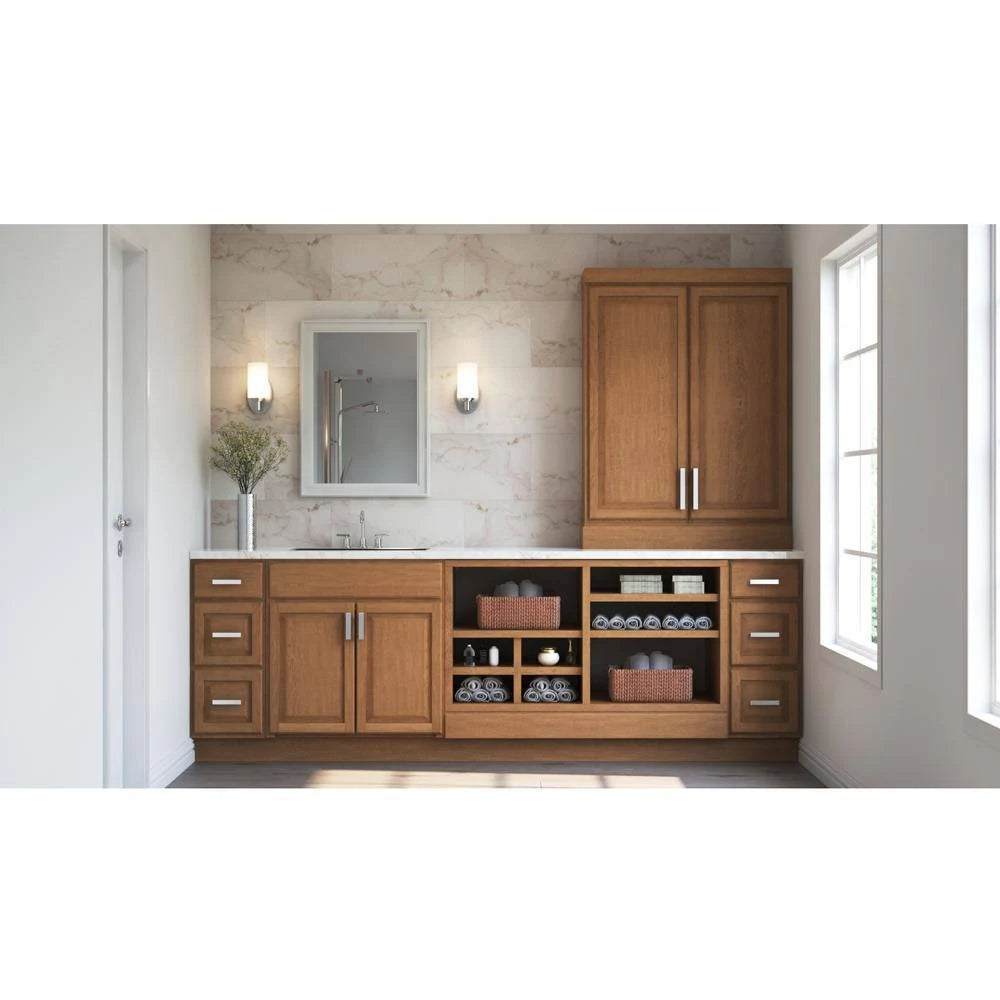 Medium Oak Drawer Base Kitchen Cabinet J168252
