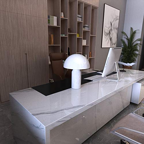 Large White Marble Wallpaper Peel Stick 31.5x591inch Waterproof Self-Adhesive Contact Paper Z30644