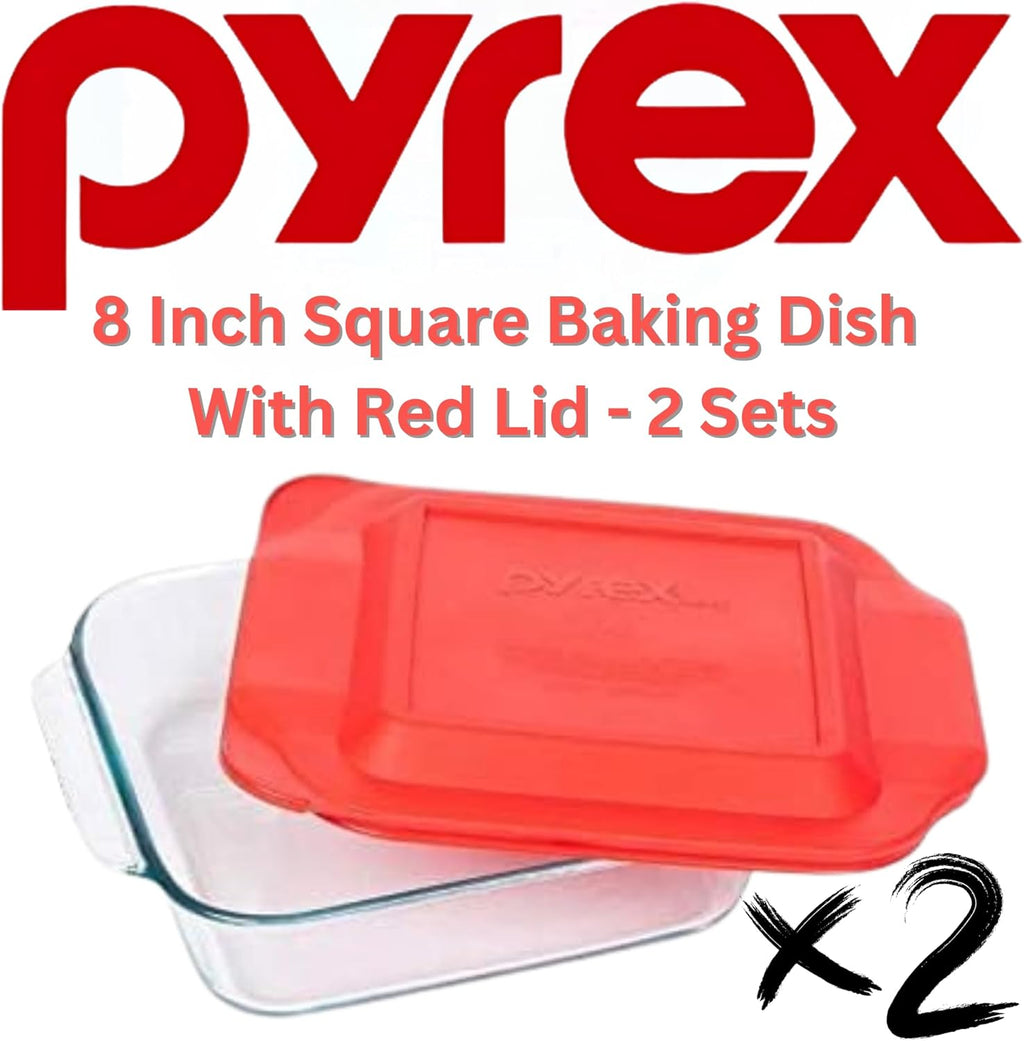8 Square with red cover (2 PACK) N41524