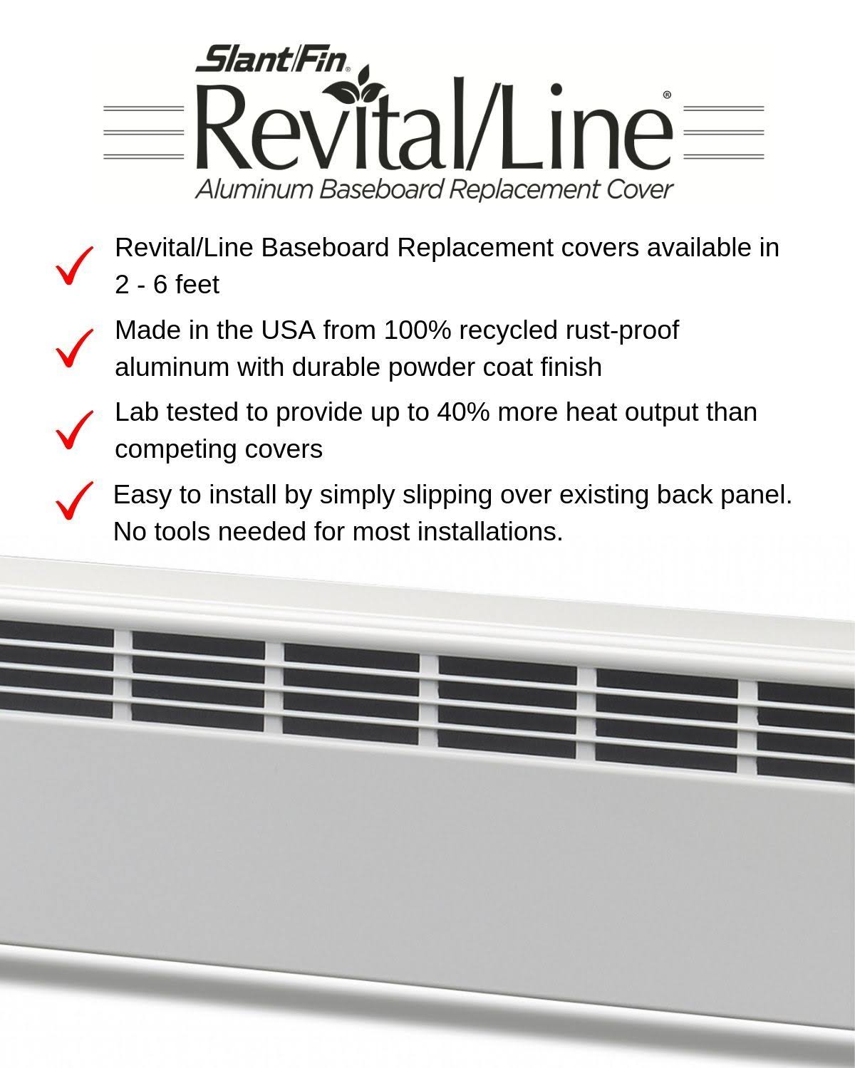 Brite White Hydronic Baseboard Cover U228433