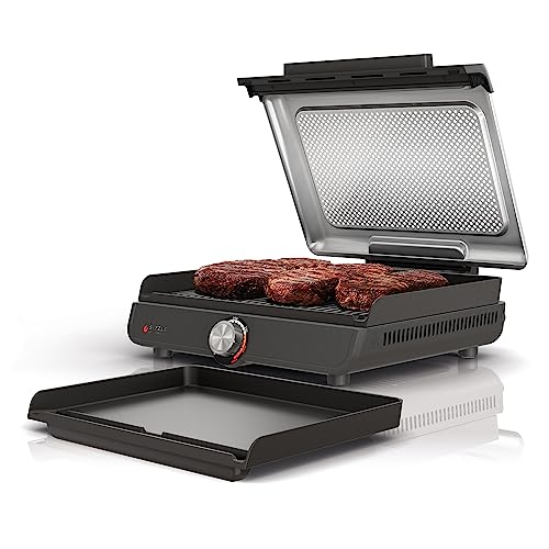 Silver Electric Griddle and Indoor Grill G6257