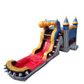 Inflatable Bounce House Water Slide with Splash Pool Y768896