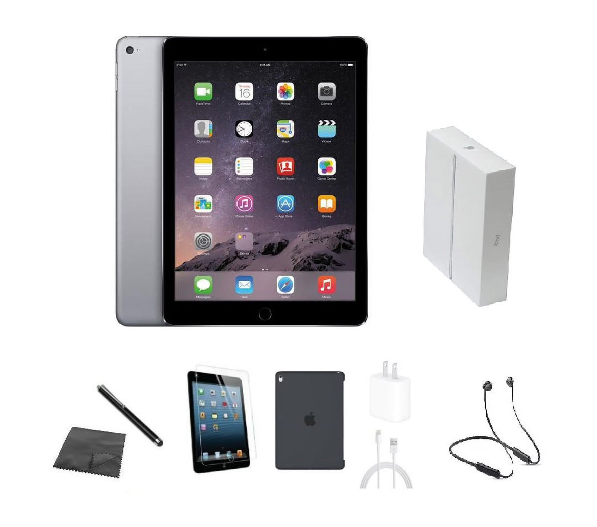 iPad Air 2 16GB Space Gray WiFi Bundle P483