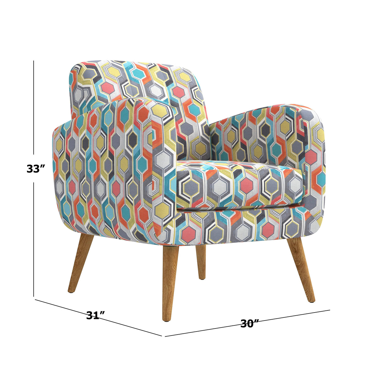 Charcoal Linen Armchair X673