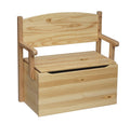Unfinished Heart Bench Toy Box X1852