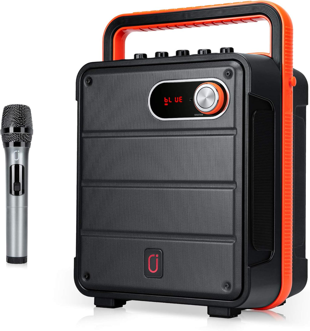 Rechargeable Bluetooth Karaoke Speaker with Microphone W9117