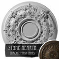 Hand-Painted Stone Ceiling Medallion M712