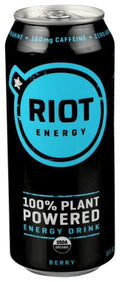Berry Plant Based Energy Drink, 16 oz, Pack of 12 I166193