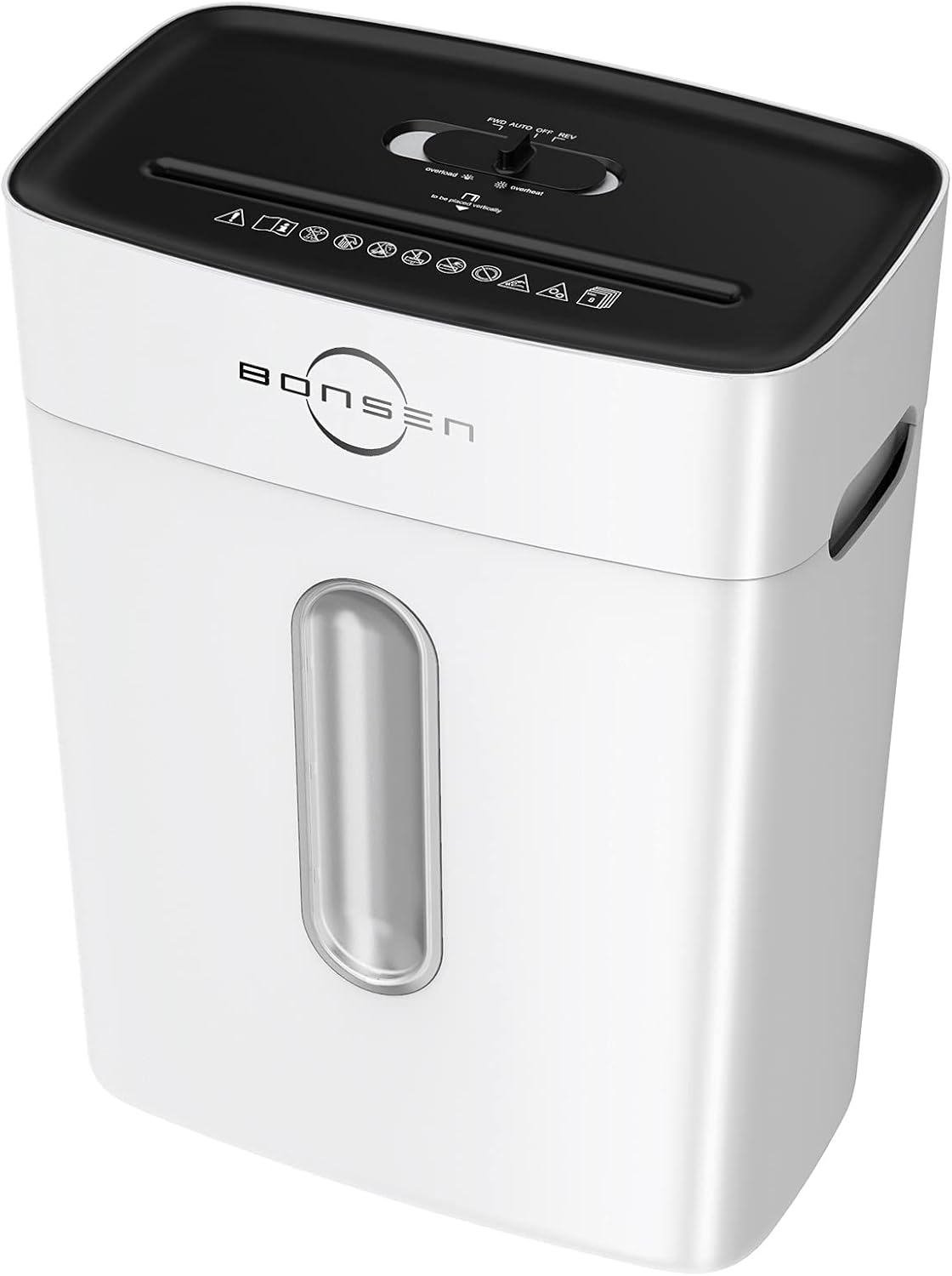 White 8-Sheet Cross-Cut Paper Shredder with Gallons Wastebasket, Pack of 2 K5060