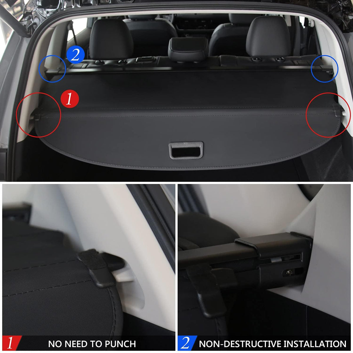 Retractable Cargo Cover for Nissan Rogue B42279