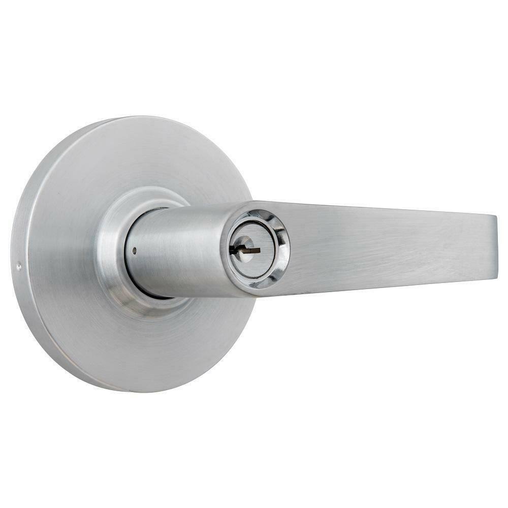 Satin Chrome Heavy Duty Storeroom Door Lever Y2793