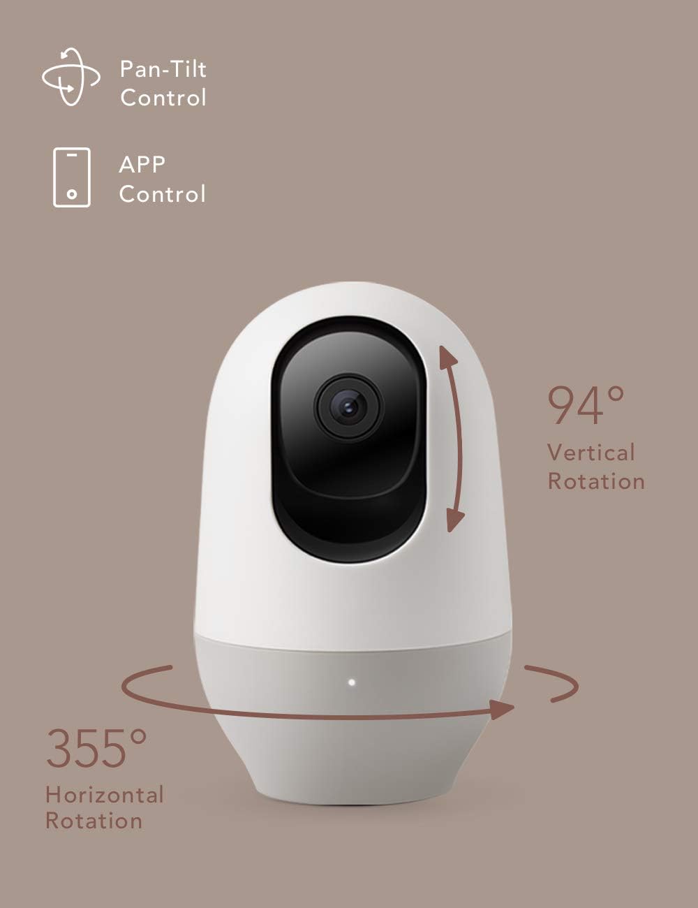 Baby Monitor WiFi Camera with Night Vision and Two-Way Audio S641