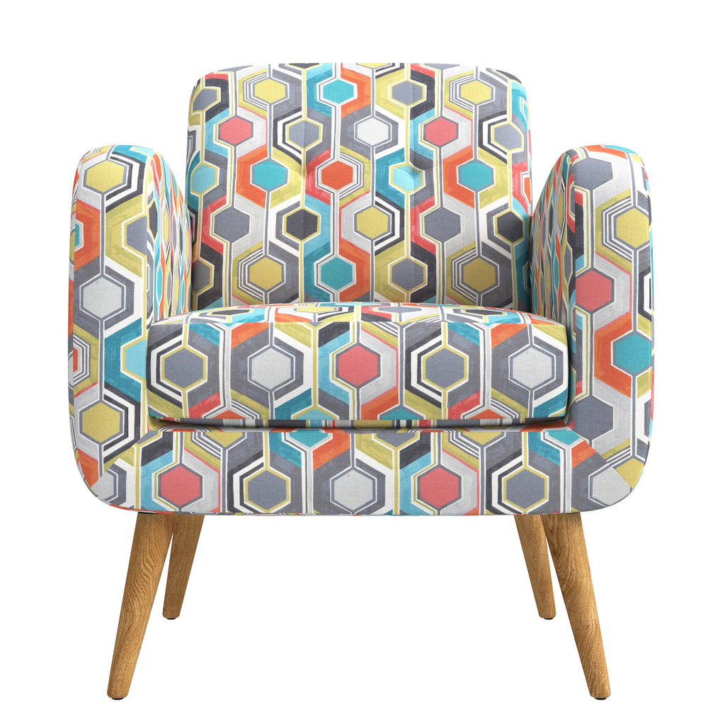 Charcoal Linen Armchair X673