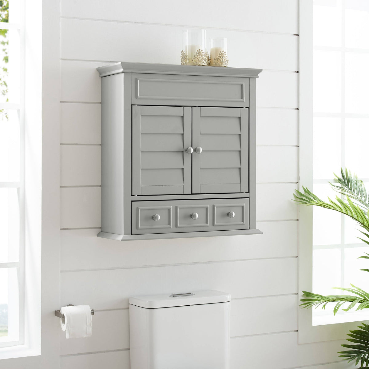Gray Wall Cabinet G30053