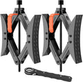 Camper Wheel Stabilizer X Shaped Chocks, Anti-Move Tire Chock Stabilizers Scissor 2 Sets with Accessories Pack of 2 Q826