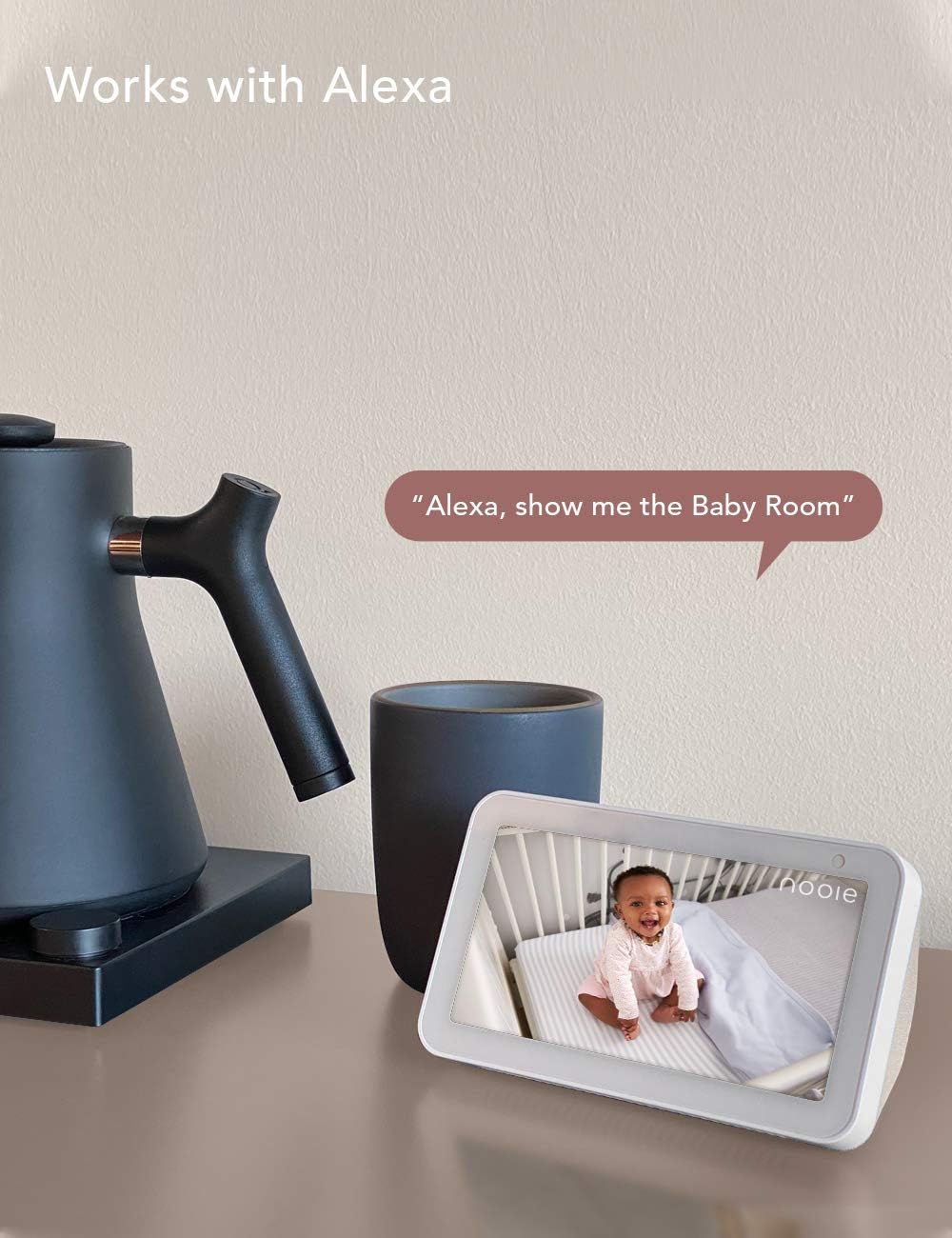 Baby Monitor WiFi Camera with Night Vision and Two-Way Audio S641