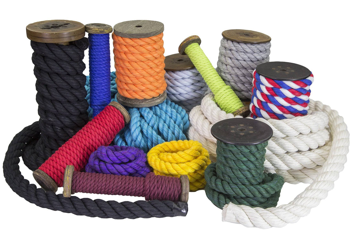Natural Twisted Cotton Rope, 1/2 inch x 100 Feet G156
