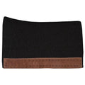 Contoured Saddle Blanket Black Z4525