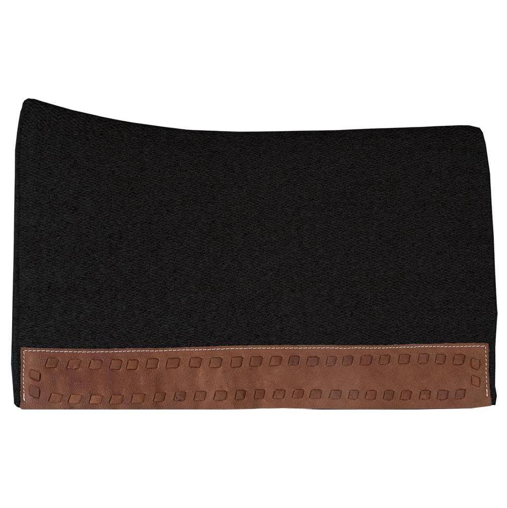 Contoured Saddle Blanket Black Z4525