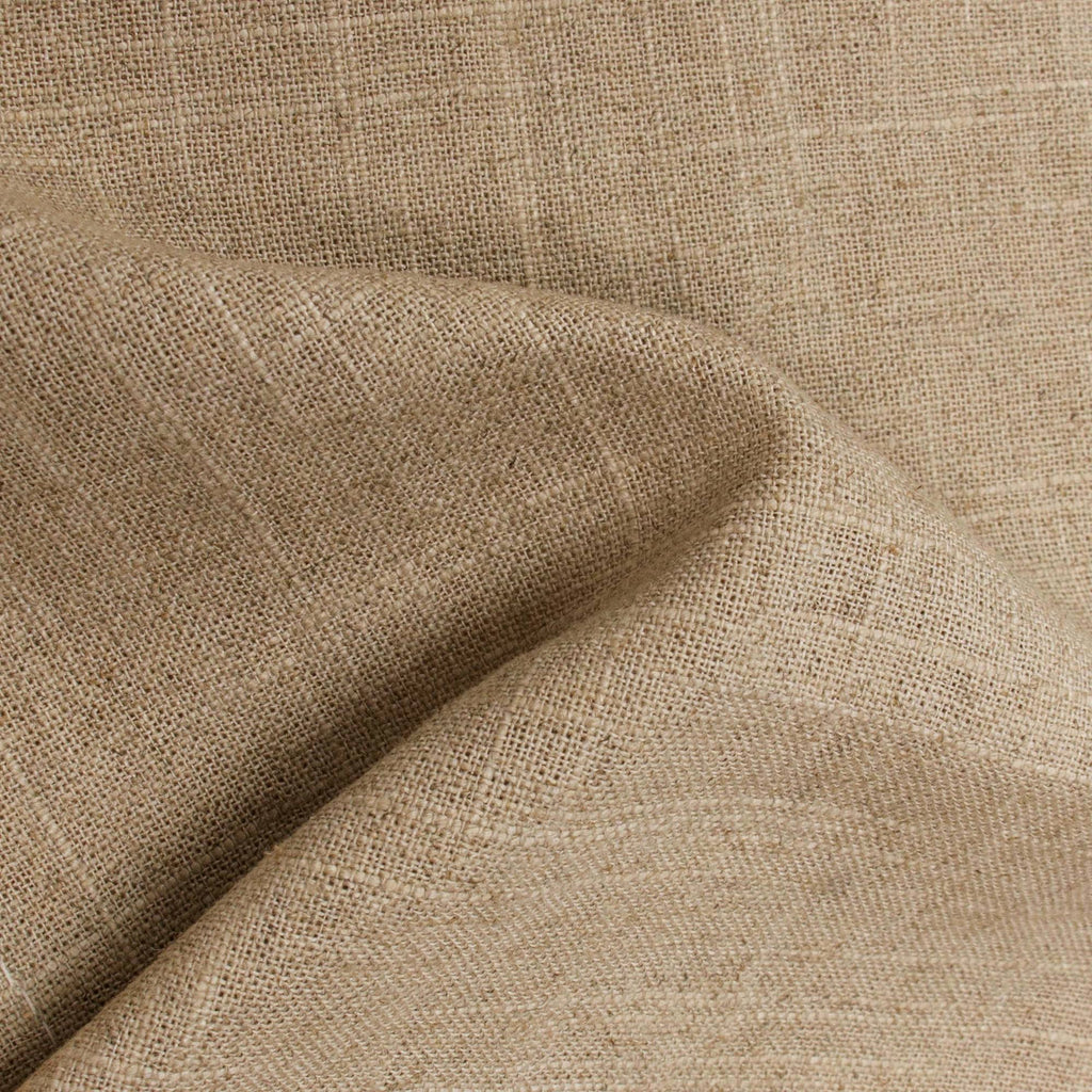 Tan Linen Queen Wingback Headboard A2280