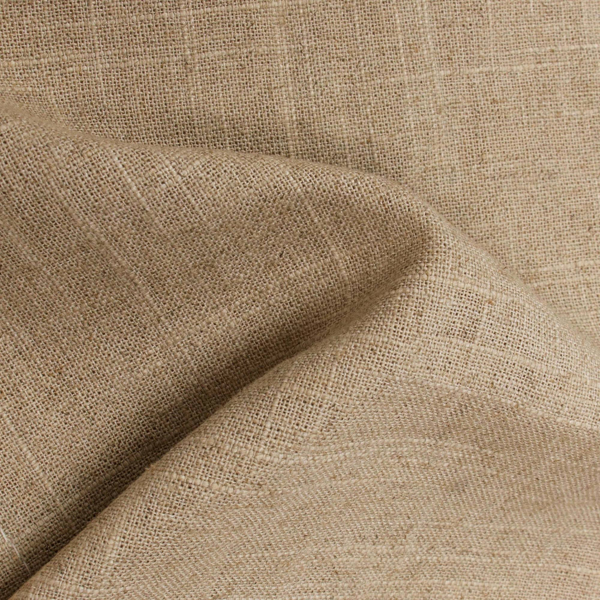 Tan Linen Queen Wingback Headboard A2280