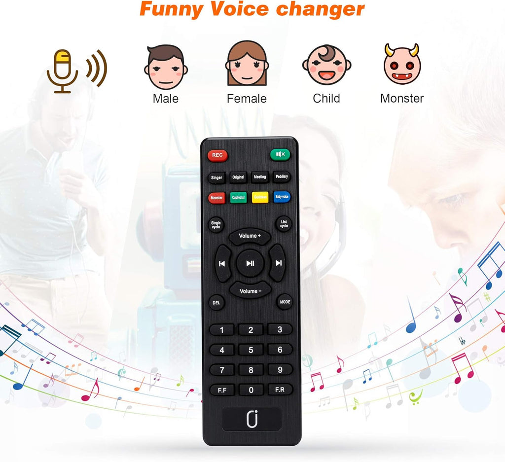 Rechargeable Bluetooth Karaoke Speaker with Microphone W9117