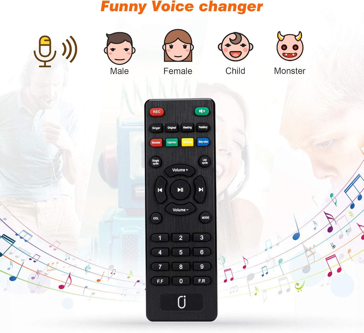 Rechargeable Bluetooth Karaoke Speaker with Microphone W9117
