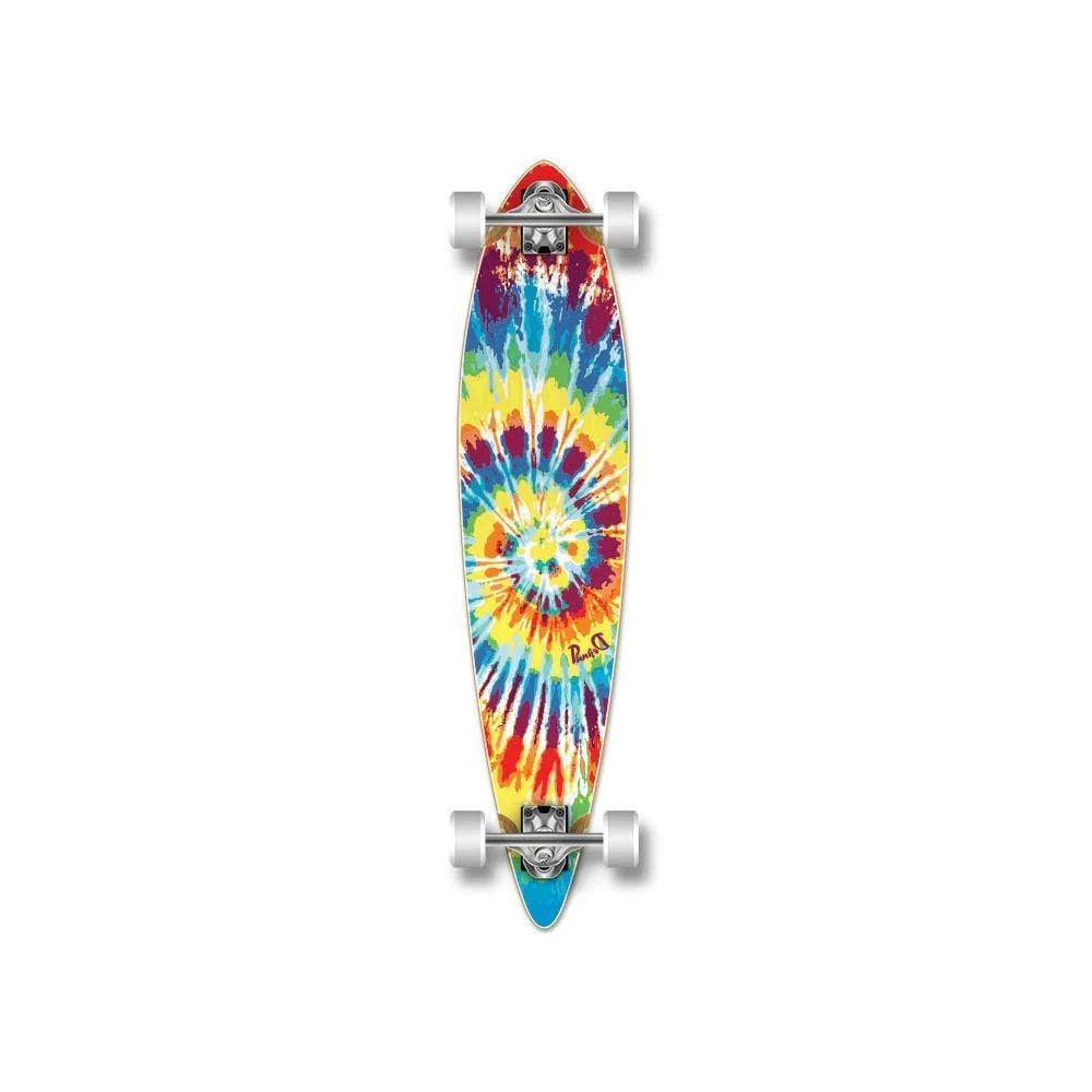 Tiedye Pintail Longboard Complete Z9543