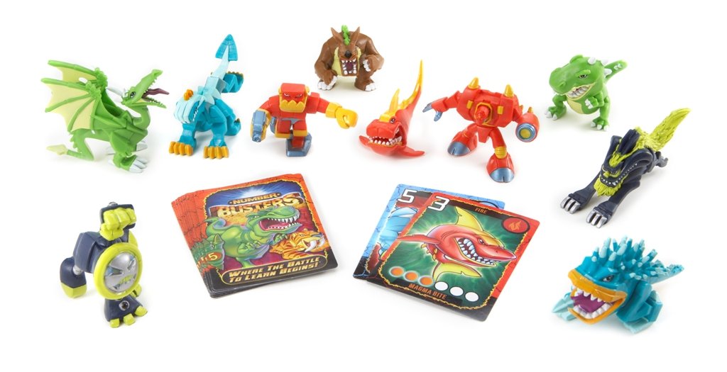 Numbers Busters Deluxe Starter Set of 10 Figures C2134