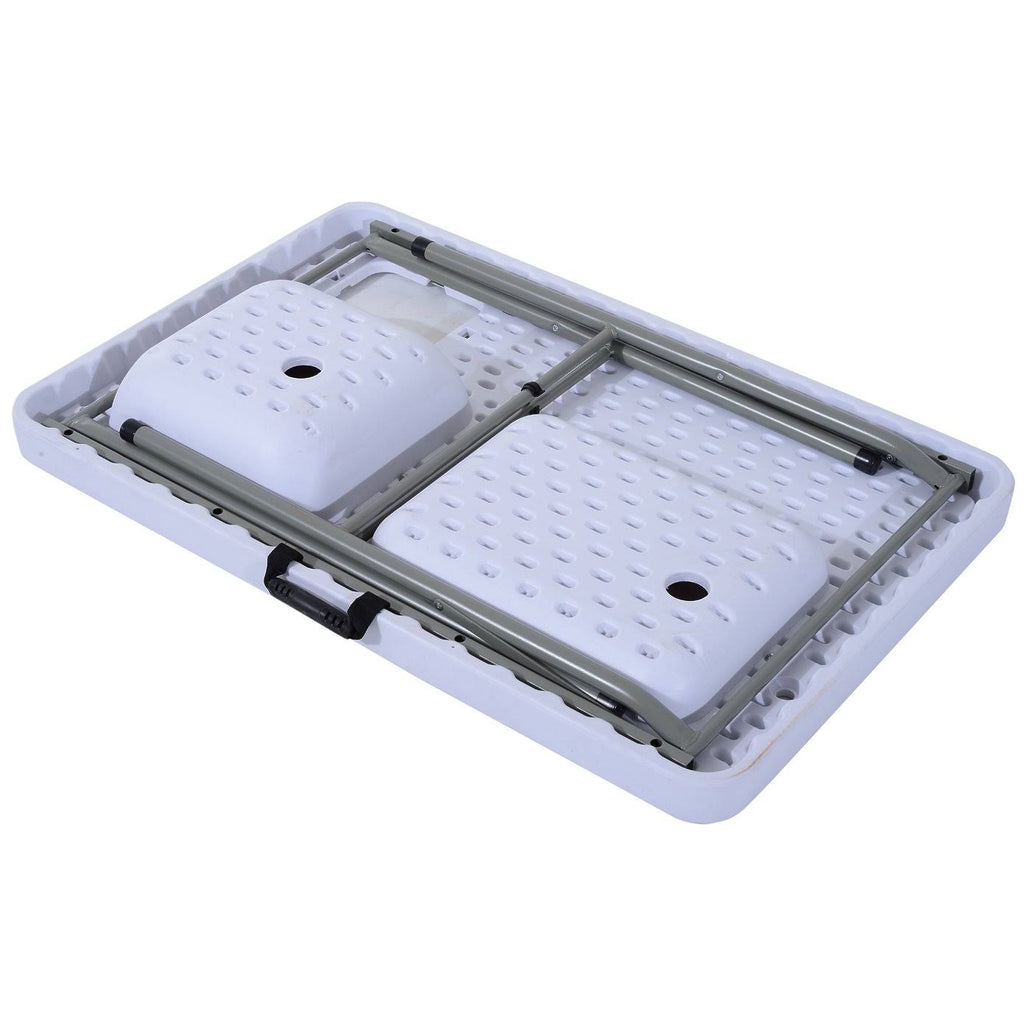 White Portable Folding Camping Table with Faucet O338