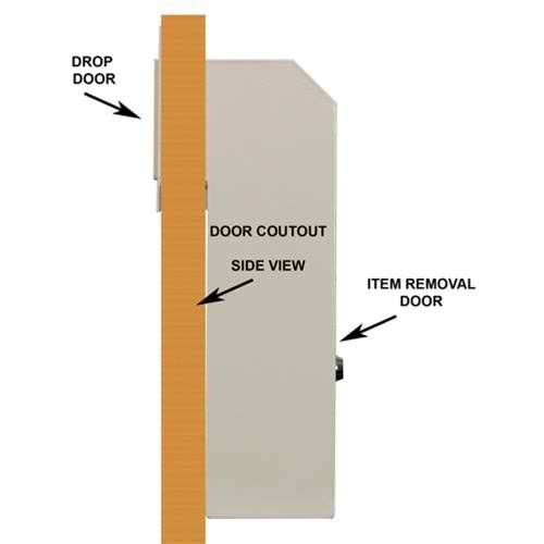 Through-the-door Locking Drop Box Z23530