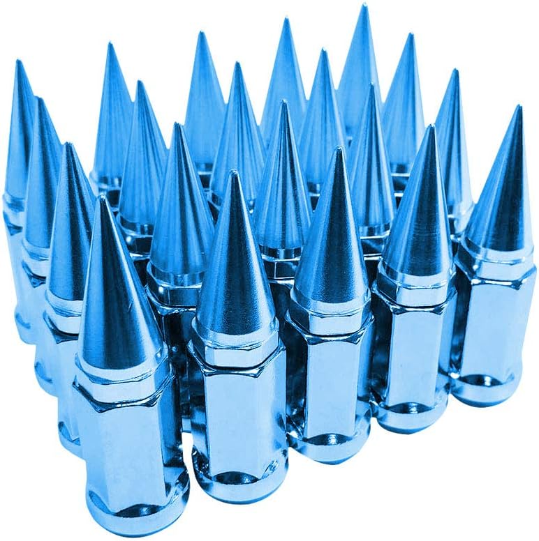 Purple 20pcs 12x1.5 Extended Spike Lug Nuts Pack of 2 O2656