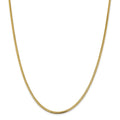 14kt Yellow Gold 2.3mm Franco Chain 18 inch Lobster Clasp Q492