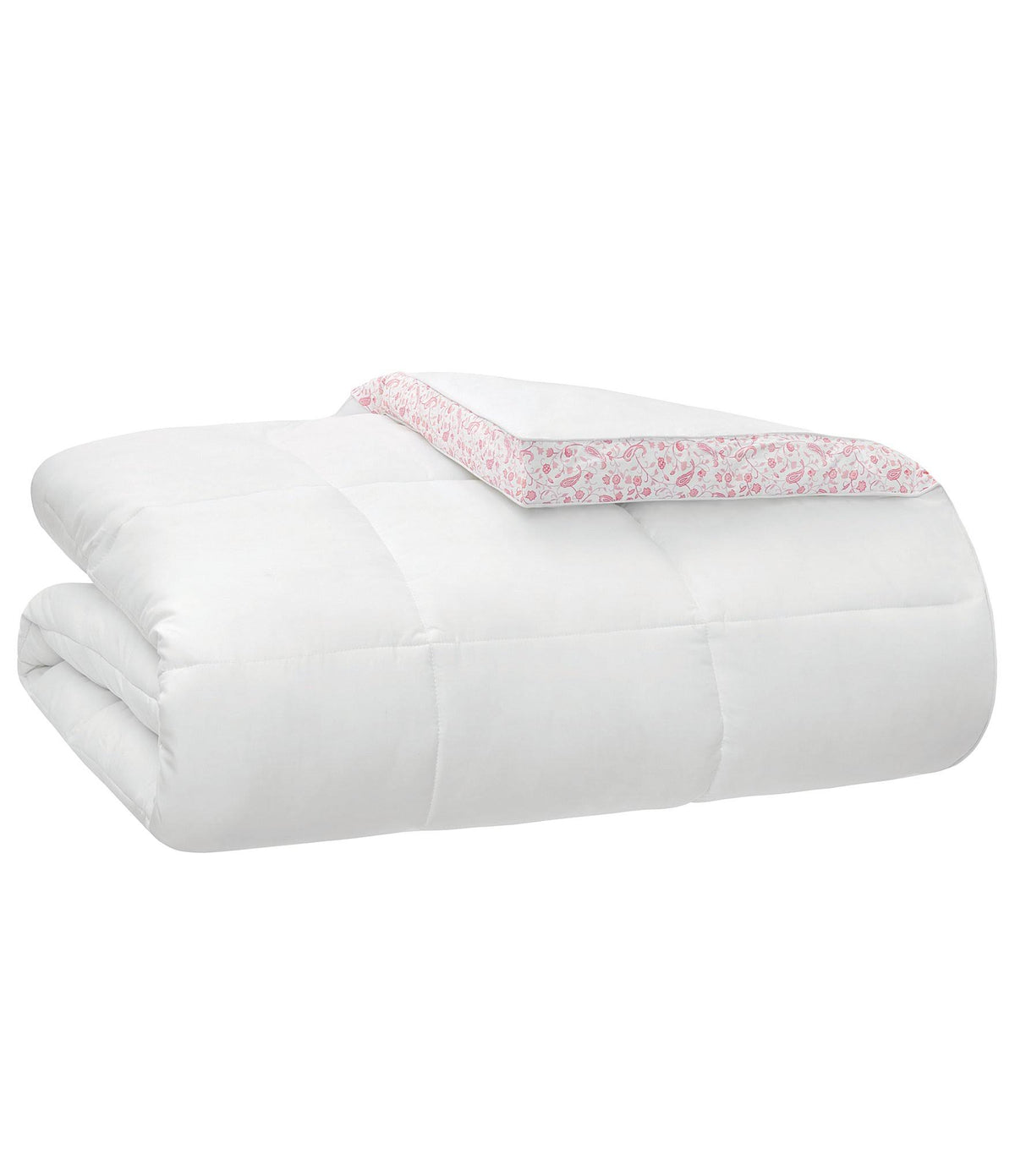 Twin Cotton Sateen Comforter with Floral Gusset B90394