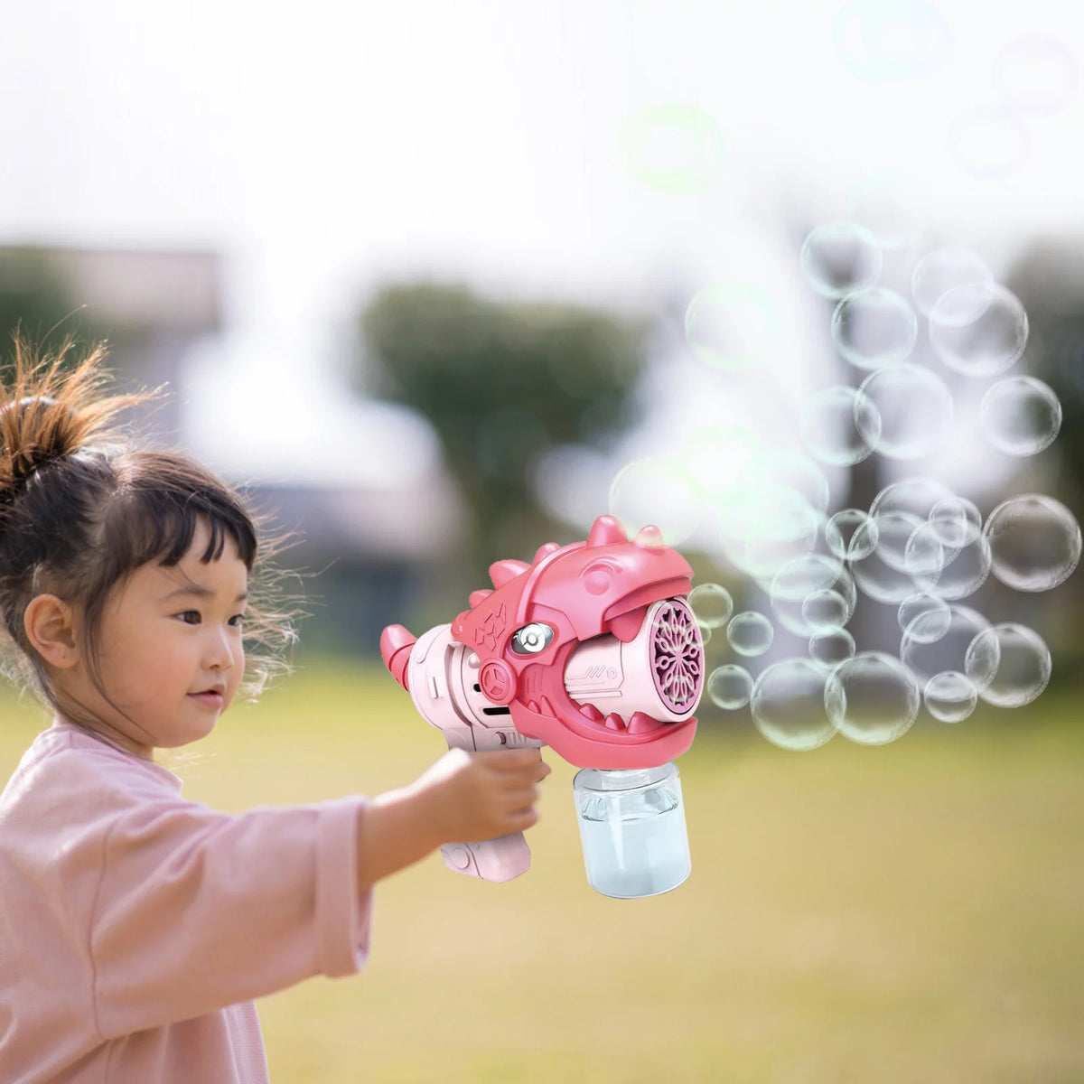 Electric Bubble Machine Toys For Children Silver E1081