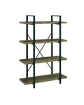 Rustic Oak Bookcase V30858