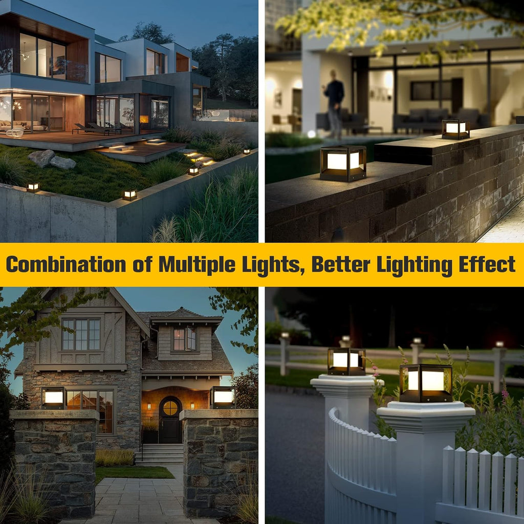 Solar Post Cap Light 3000K IP65 Waterproof S417237